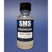 SMS PL10 Premium Acrylic Lacquer Flat Clear 30ml
