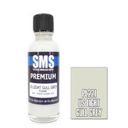 SMS PL221 Premium Acrylic Lacquer US Light Gull Grey 30ml