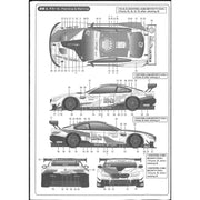 NuNu 24008 1/24 BMW M6 Gt3 Special Edition No.3 Goodbye Charly Team Schnitzer