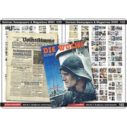 Plus Model 165 1/35 German Newspapers and Magazines Prints on the Paper