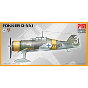 PM Model 209 1/72 Fokker D.XXI Plastic Model Kit