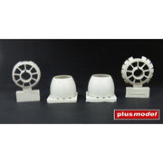 Plus Model 7054 1/72 Martin PBM-5 Mariner Engine Covers Resin Set