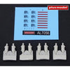 Plus Model 7056 1/72 US Rocket Engines 15-KS-1000 Rato Resin Set