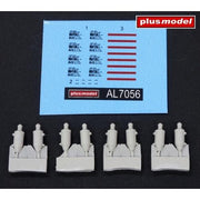Plus Model 7056 1/72 US Rocket Engines 15-KS-1000 Rato Resin Set