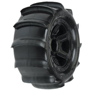 Proline Sling Shot tires 2.2in Sand paddles mounted on desperado rims FOR 1:16 E-REVO - Summit 2pcs