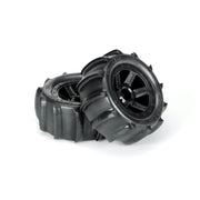 Proline Sling Shot tires 2.2in Sand paddles mounted on desperado rims FOR 1:16 E-REVO - Summit 2pcs