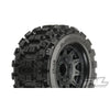 Proline Badlands MX28 2.8 Pre-Mounted Tires on Raid Black 6x30 Removable Hex Wheels Front or Rear for Stampede/Rustler
