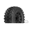 Proline 10174-10 Badlands MX28 HP 2.8in All-Terrain Belted Truck Tyres on Raid Black Remov Hex Wheels 2pc