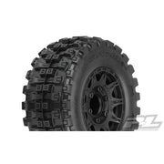 Proline 10174-10 Badlands MX28 HP 2.8in All-Terrain Belted Truck Tyres on Raid Black Remov Hex Wheels 2pc