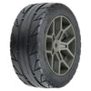 Proline 10204-10 1/8 Victory S3 Front/Rear 35/85 2.4in Belted Mounted Tires 14mm Gray Vendetta
