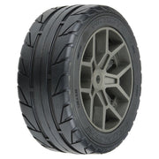 Proline 10204-10 1/8 Victory S3 Front/Rear 35/85 2.4in Belted Mounted Tires 14mm Gray Vendetta