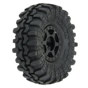 Proline PR10214-10 1/24 Interco Super Swamper Front Rear 1.0 inch Tires MTD 7mm Black Holcomb 4pc