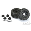 Proline 1170-10 Trencher 2.8in Pre-Mounted Tires on Raid Wheels 6x30 Removable Hex Wheels Front or Rear for Stampede 2WD & 4x4
