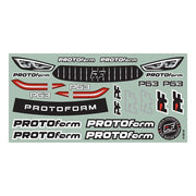 Protoform 1580-20 P63 Pro-Lite (0.5mm) Clear Body for 190mm Touring Car