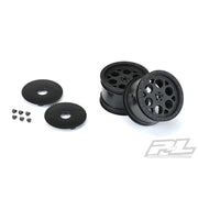 Proline 2783-03 Showtime 2.2 inch Sprint Car 12mm Hex Rear Black Wheels