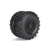 Proline 2786-00 Rock Crawler Carbine 1.9inch Black Plastic Internal Bead-Loc Dually Wheels (2)