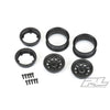 Proline 2797-03 Keystone 1.55 inch Black Plastic Internal Bead Loc 12mm Wheels