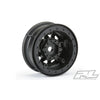 Proline 2797-03 Keystone 1.55 inch Black Plastic Internal Bead Loc 12mm Wheels