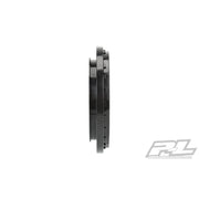 Proline 2803-03 Showtime Front Runner 2.2 inch / 2.7 inch Black Front Drag Racing 12mm Wheels