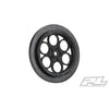 Proline 2803-03 Showtime Front Runner 2.2 inch / 2.7 inch Black Front Drag Racing 12mm Wheels