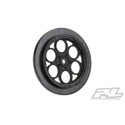 Proline 2803-03 Showtime Front Runner 2.2 inch / 2.7 inch Black Front Drag Racing 12mm Wheels