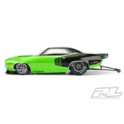 Proline 3550-00 1972 Plymouth Barracuda Clear Body (for Slash 2wd Drag Car & AE DR10)