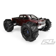 Proline 3582-00 2021 Chevy Silverado 2500 HD Clear Body for E-REVO 2.0 and MAXX with Extended Body Mounts