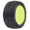 Proline 8297-12 Prism Carpet Tyres Mounted on Yellow Wheels Mini-B Rear