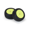 Proline 8297-12 Prism Carpet Tyres Mounted on Yellow Wheels Mini-B Rear