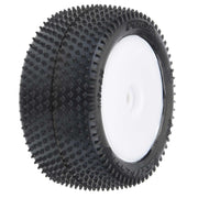 Proline 8297-13 Prism Carpet Tyres Mounted on White Wheels Mini-B Rear