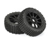 Proline 9074-21 1/8 Gladiator M2 F/R Buggy Tyres Mounted 17mm Black Mach 10 2pc