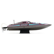 Pro Boat Shreddy Recoil 2 V2 26in Self Righting Brushless Gray Teal Shreddy RC Boat PRB08041V2T2