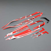 Pro Boat PRB289007 White And Red Decal Set Impulse 32