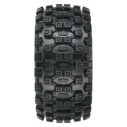 Proline 10198-11 1/6 Badlands MX57 Front or Rear 5.7 inch Tyres Mounted on Raid 8x48 Removable 24mm Hex Wheels Black 2pc
