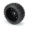 Proline 10198-11 1/6 Badlands MX57 Front or Rear 5.7 inch Tyres Mounted on Raid 8x48 Removable 24mm Hex Wheels Black 2pc