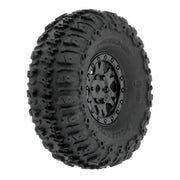 Proline 10209-10 1/24 Trencher Fr/Rr 1.0in Tyres Mounted 7mm Black Impulse 4pc SCX24