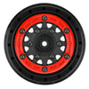 Proline 2811-04 1/10 Raid Bead-Loc Fr/Rr 2.2in/3.0in 12 and 14mm SC Wheels 2pc Red/Black