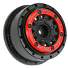 Proline 2811-04 1/10 Raid Bead-Loc Fr/Rr 2.2in/3.0in 12 and 14mm SC Wheels 2pc Red/Black