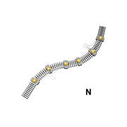 Proses FT-N-01 N Flexible Track Holder | Metro Hobbies