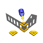 Proses SS-02 Snap & Glue Set Square 2 Magnetic Clamps with 8 Magnets | Metro Hobbies