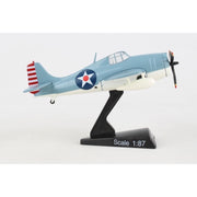 Postage Stamp 53512 1/87 F4F Wildcat Diecast Aircraft