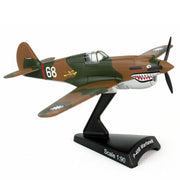 Postage Stamp 53541 1/90 Curtiss P-40B Warhawk Hells Angels Diecast Aircraft