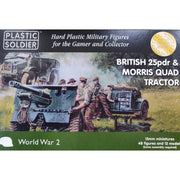 Plastic Soldier Company G20006 1/72 British 25pdr with Morris Quad Tractor Aust use