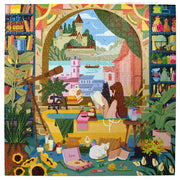 eeBoo Reading and Relaxing 1000pc Jigsaw Puzzle