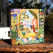 eeBoo Reading and Relaxing 1000pc Jigsaw Puzzle