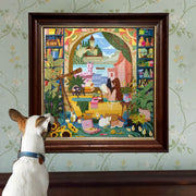 eeBoo Reading and Relaxing 1000pc Jigsaw Puzzle