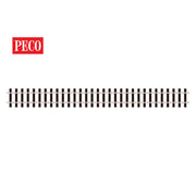 PEC-SL1400 Peco HOm Wooden Sleeper Flexible Track Silver
