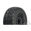 Proline 1167-10 Street Fighter SC 2.2in/3.0in Street Tyres on Raid Black 6x30 Hex Wheels