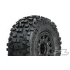 Proline 1182-10 Badlands SC 2.2in/3.0in All Terrain Tyres on Raid Black 6x30 Hex Wheels 2pc
