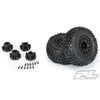 Proline 1182-10 Badlands SC 2.2in/3.0in All Terrain Tyres on Raid Black 6x30 Hex Wheels 2pc